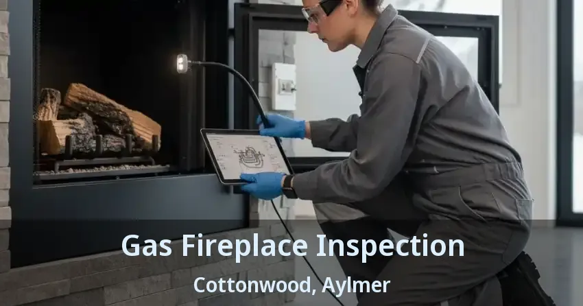 Gas Fireplace Inspection Cottonwood, Aylmer - ON