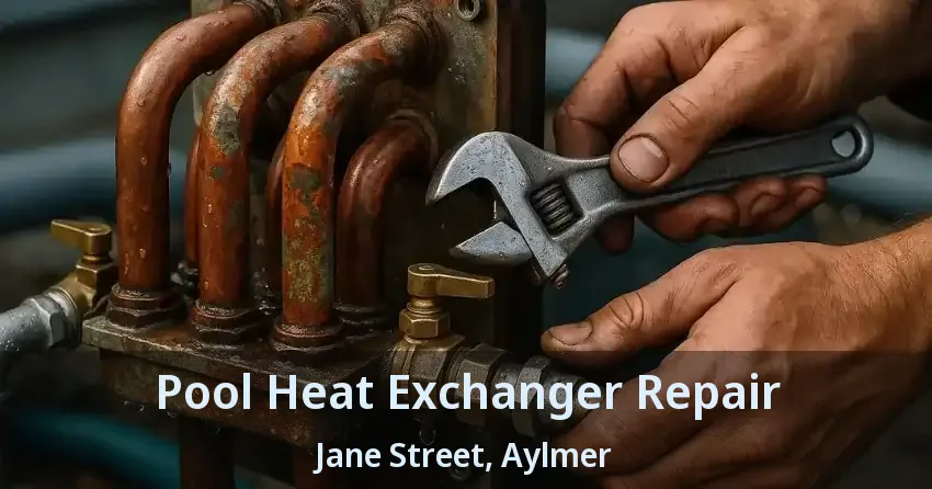 Pool Heat Exchanger Repair Jane Street, Aylmer - ON