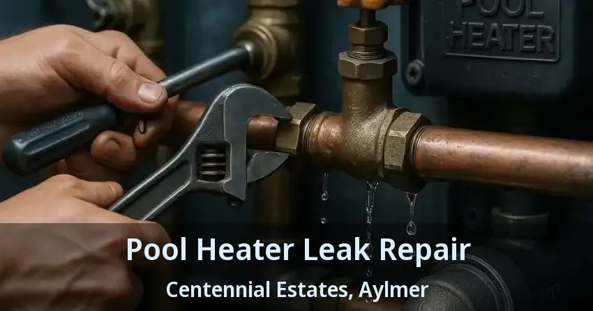 Pool Heater Leak Repair Centennial Estates, Aylmer - ON