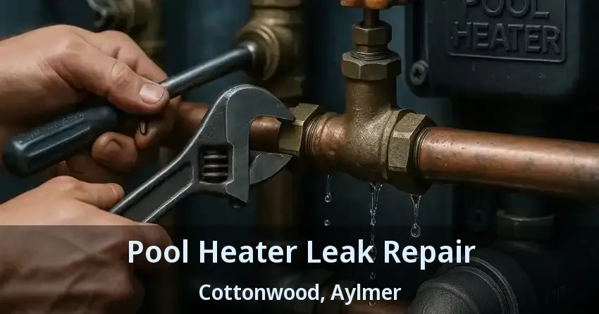 Pool Heater Leak Repair Cottonwood, Aylmer - ON