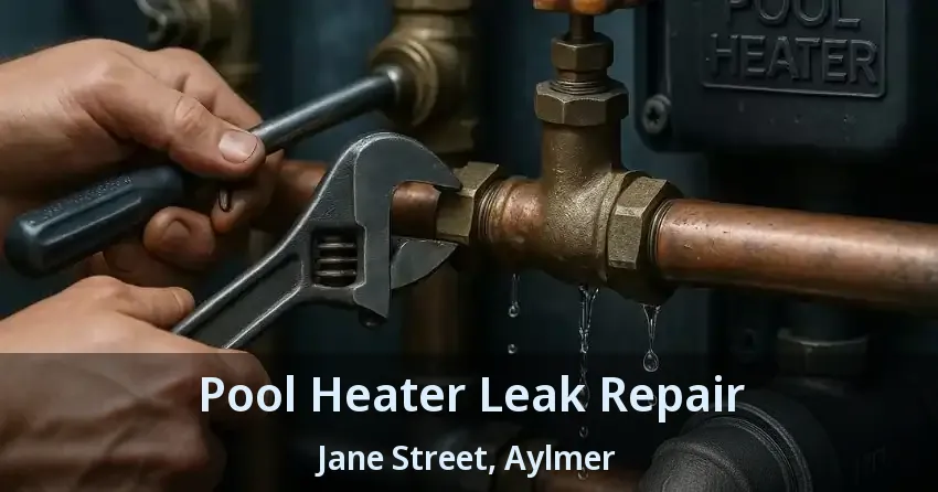 Pool Heater Leak Repair Jane Street, Aylmer - ON